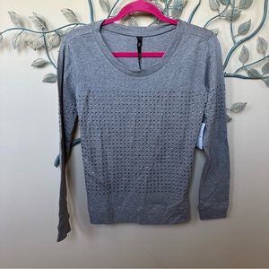 Jessica Simpson heather grey rhinestone sweatshirt XS NWT
